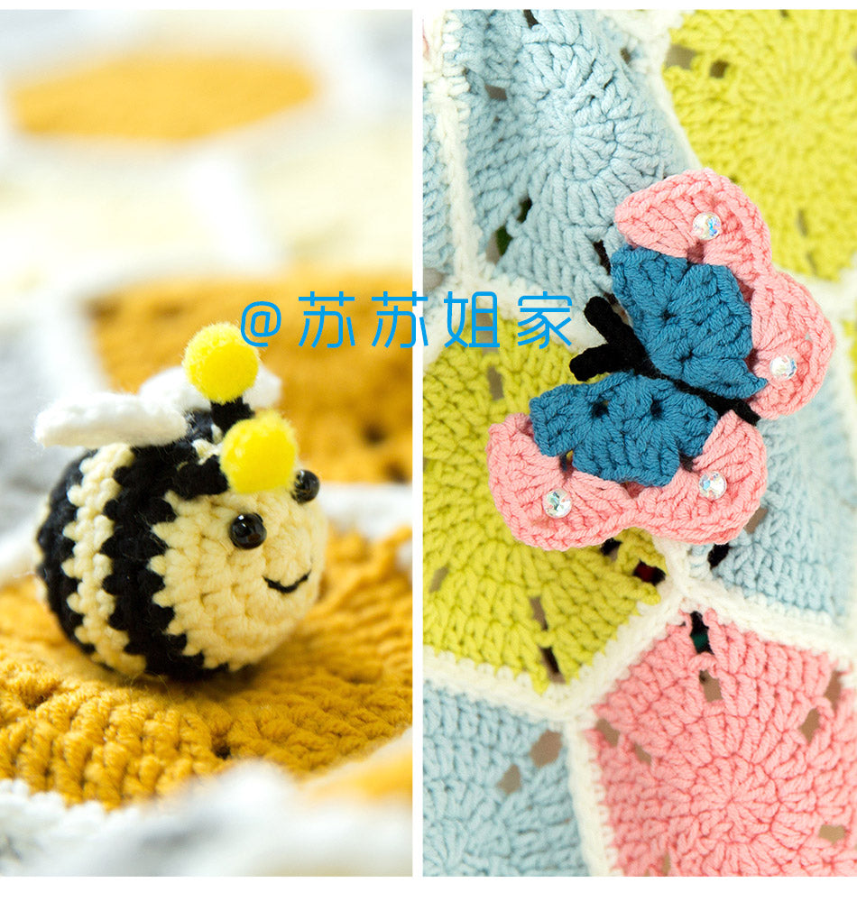 Honey Bee Throw Crochet Pattern