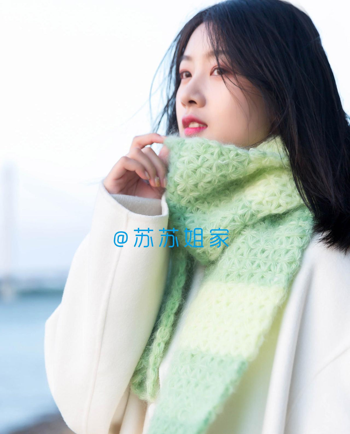 Freesia Scarf Crochet Pattern