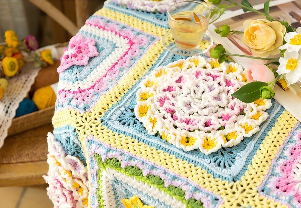 Hydrangea Blanket Crochet Kit