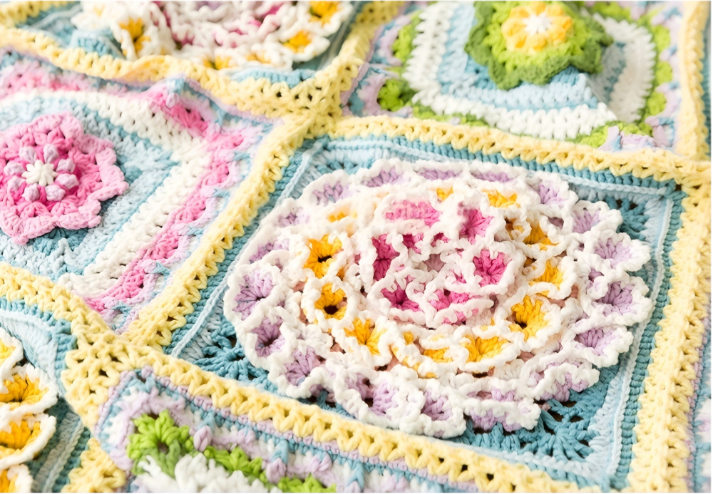 Hydrangea Blanket Crochet Kit
