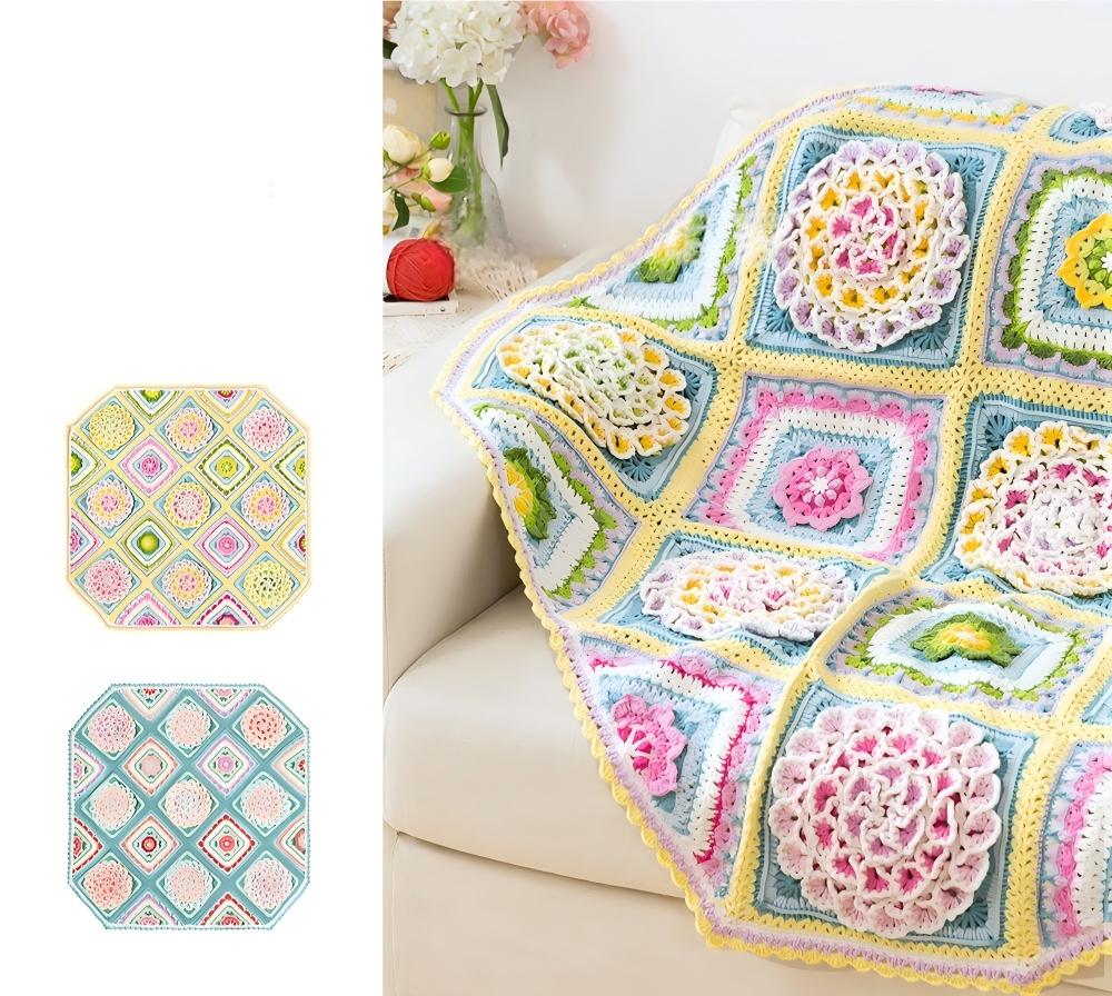 Hydrangea Blanket Crochet Kit