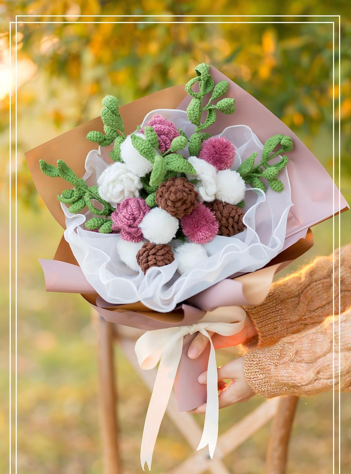 Retro Flower Bouquet Crochet Pattern