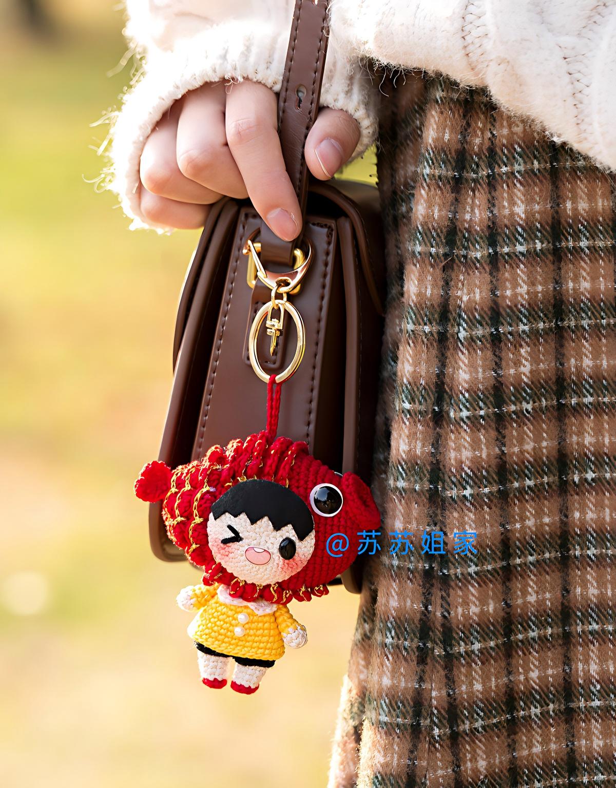 Key Ring For Couples Crochet Pattern