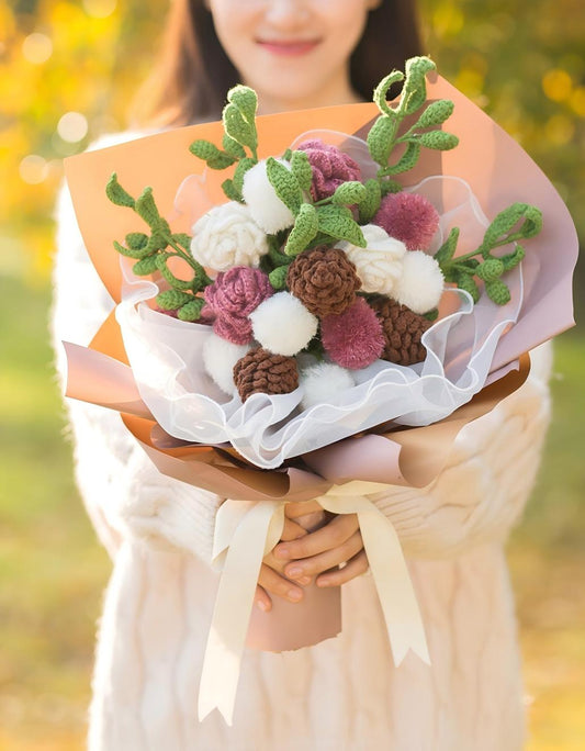 Retro Flower Bouquet Crochet Pattern