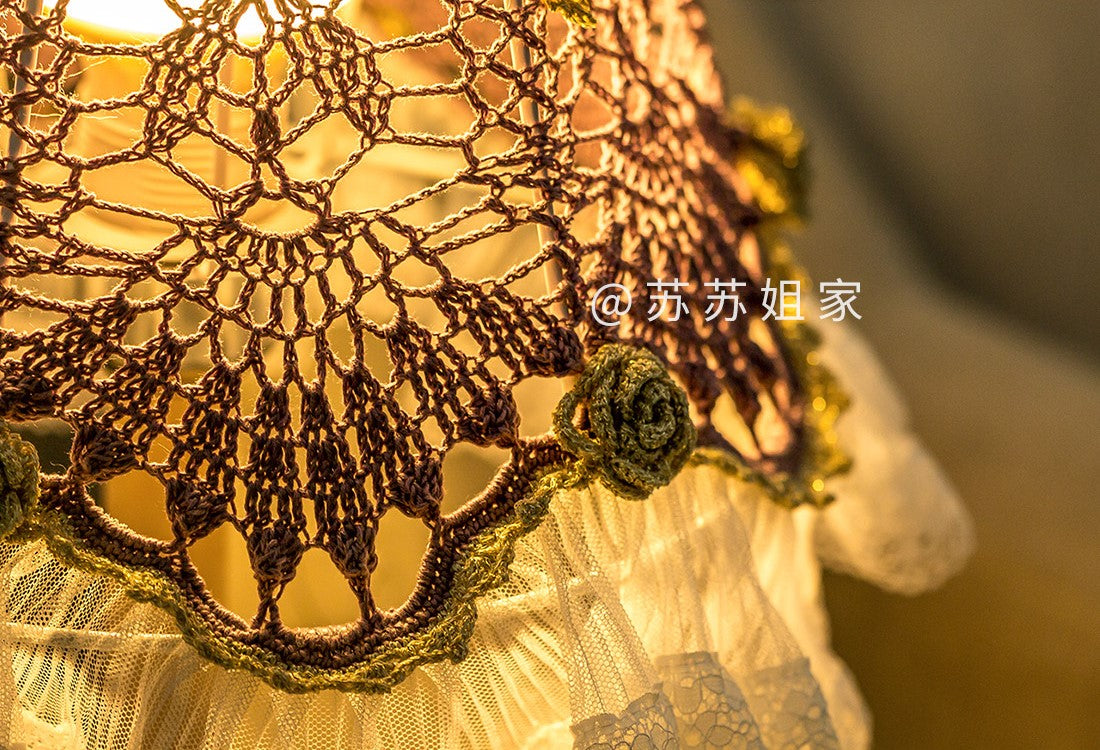 The Victorian Lace Lampshade Crochet Pattern