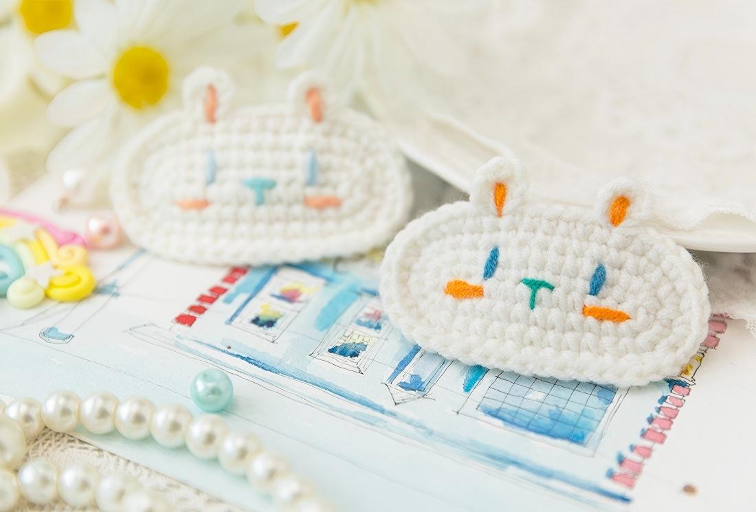 Rainbow Hair Clip Organizer Crochet Pattern
