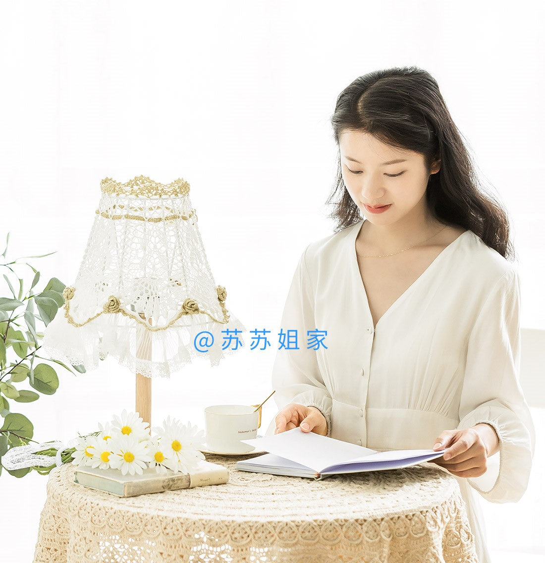 The Victorian Lace Lampshade Crochet Pattern